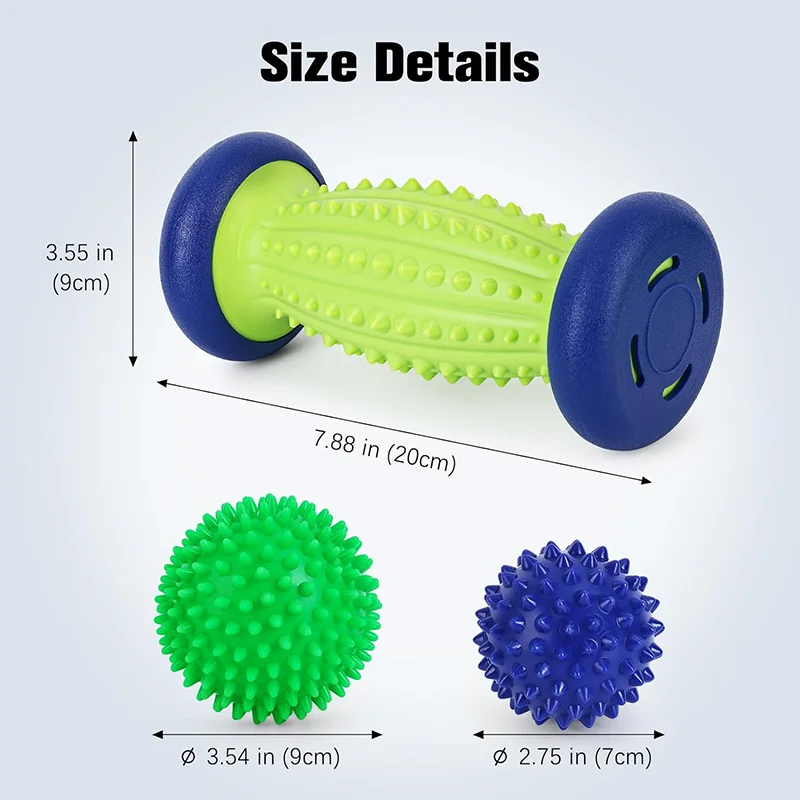 Foot Massage Ball Foot Ball Roller Massager Set For Plantar Fasciitis Mobility Back Foot Arch Pain Relief Arm Leg Muscle Relax