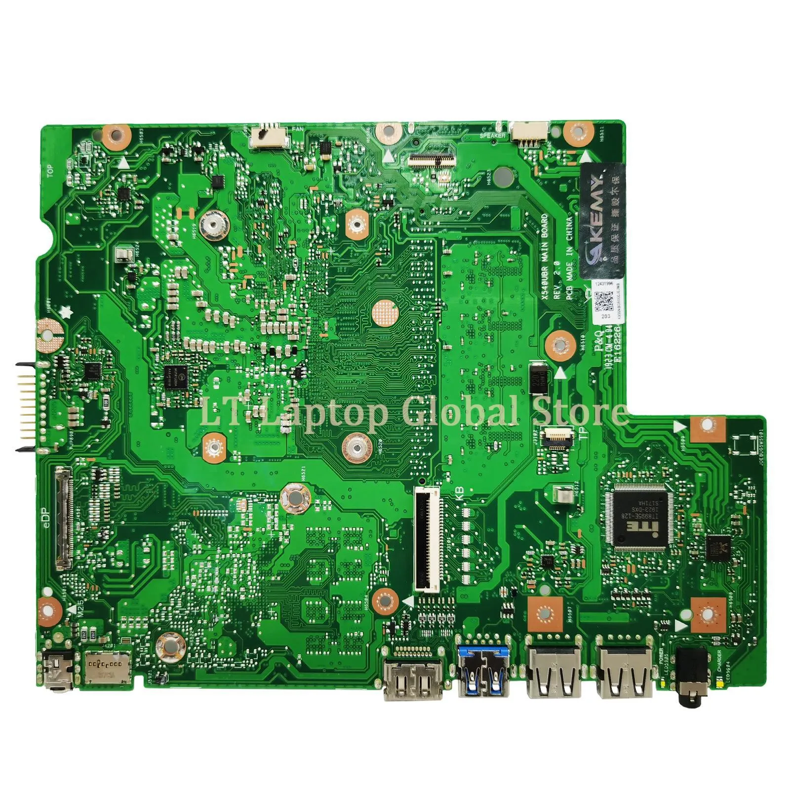 Imagem -02 - Laptop Motherboard para Asus Mainboard para X540uar X540ub X540ubr X540uv X540u A540u F540u X500u K540u X543u P540u R540u Placa-mãe lt