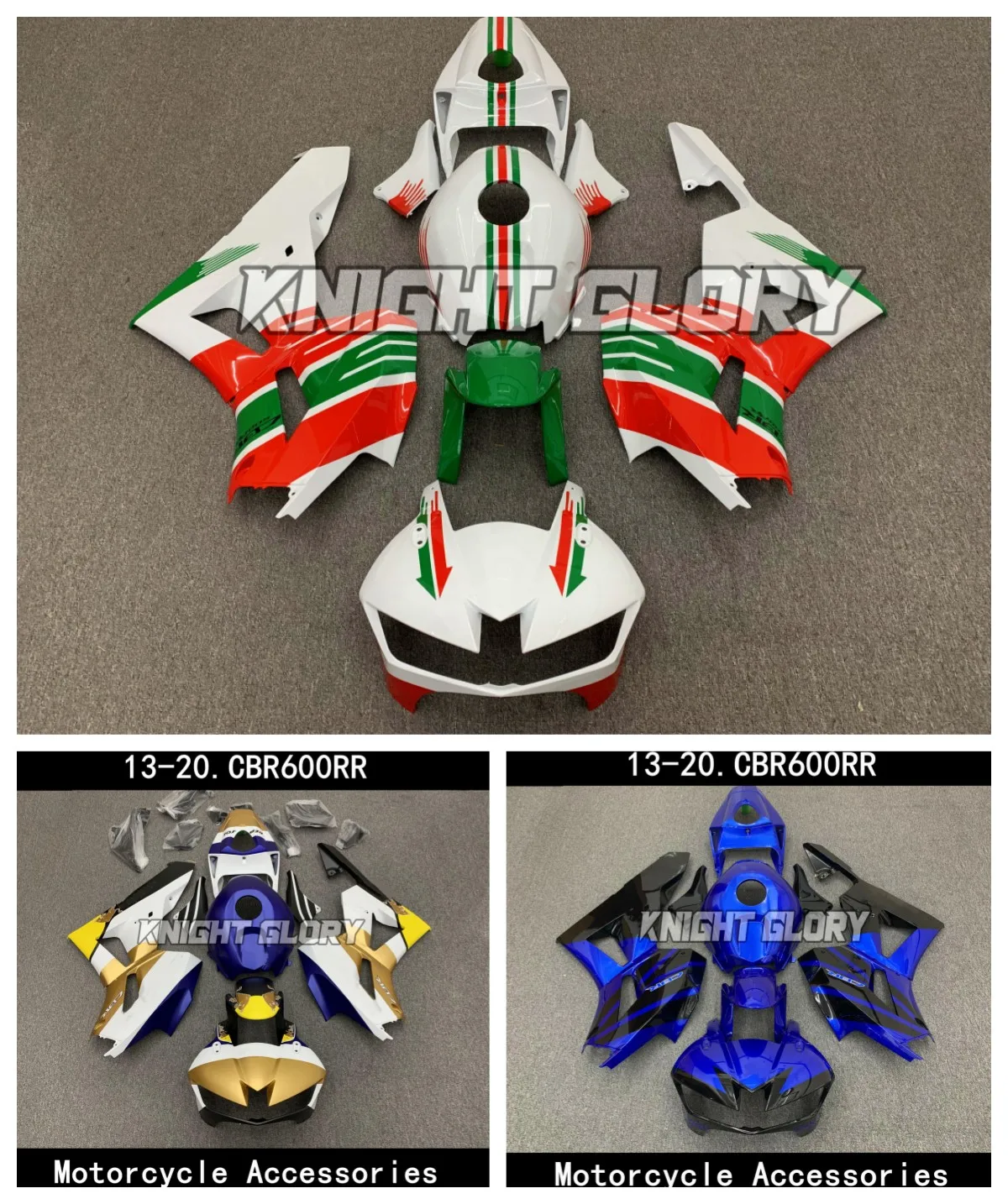 

Applicable to theCBR600RR models of 2013-2014 2015 2016 2017 2018 2019 2020. This plastic motorcycle cover ABS injection molding