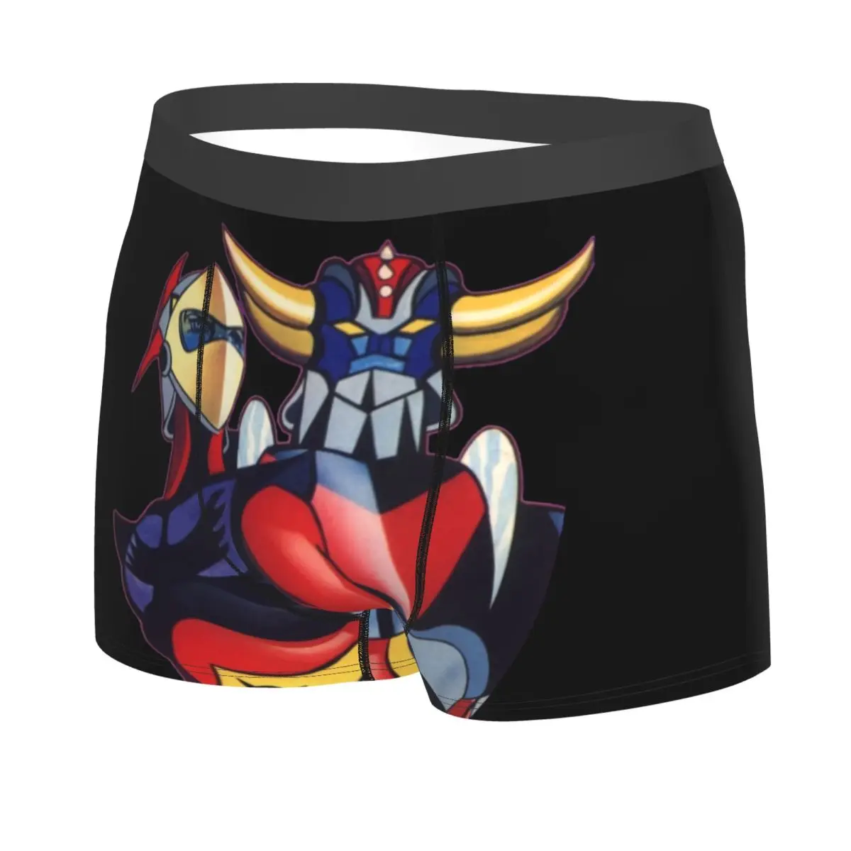 مخصص Grendizer Goldrake UFO روبوت الملابس الداخلية الرجال تنفس أنيمي سراويل داخلية للرجال السراويل سراويل لينة السروال للرجال #2