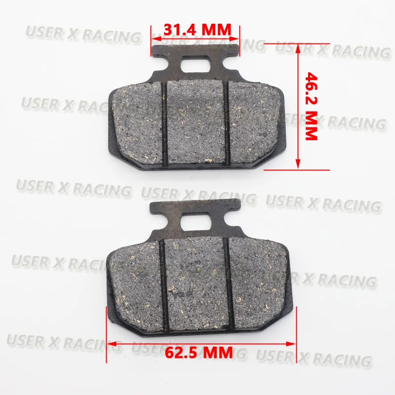 USER-X Universal motorcycle disc brake pad Brakes Front Rear Disc Brake Pads block Shoes scooter duke200 ca250 mio w125 t2000