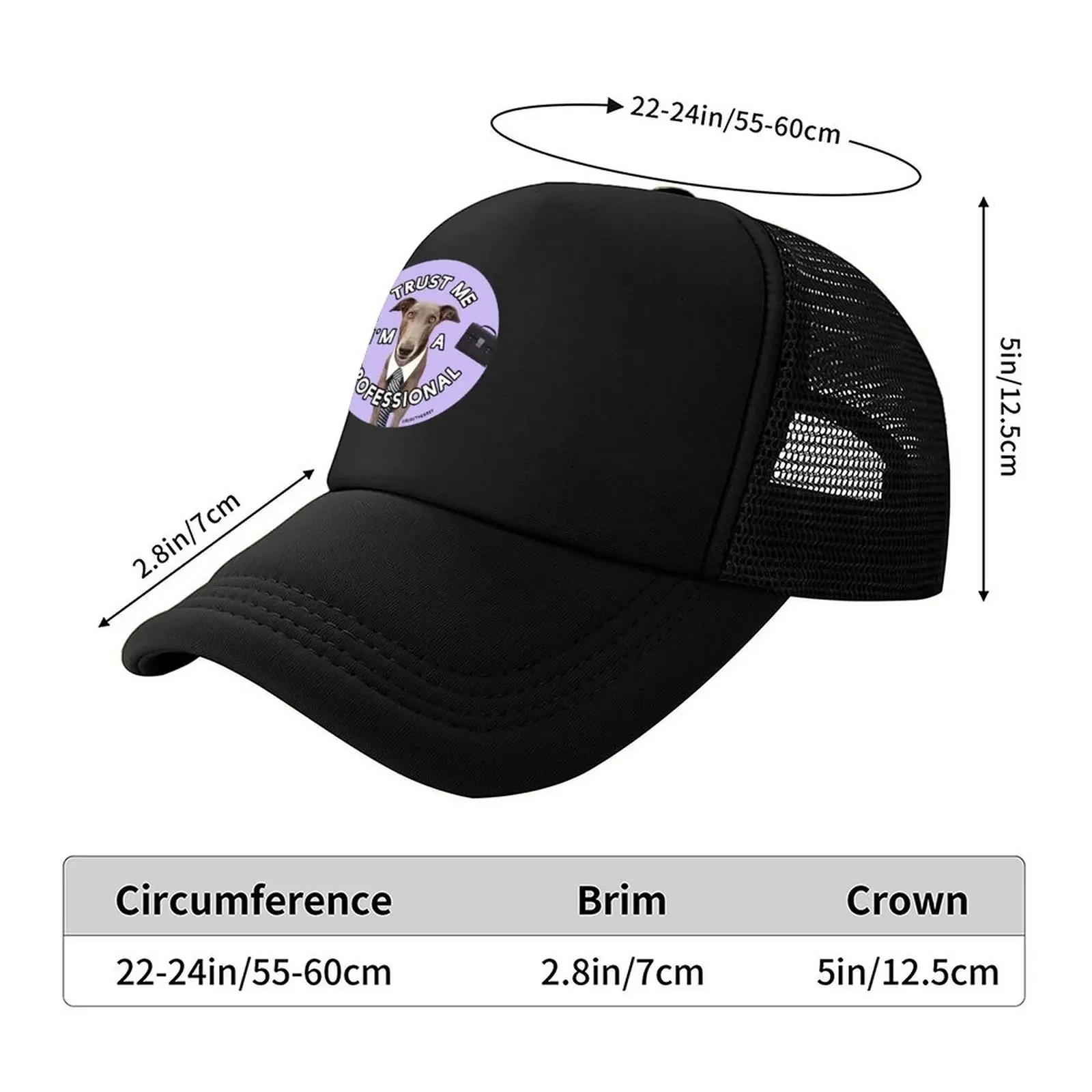 2026 Trust Me I'm a Professional Baseball Cap Trucker Cap Sunscreen custom caps designer cap For Girls Men's