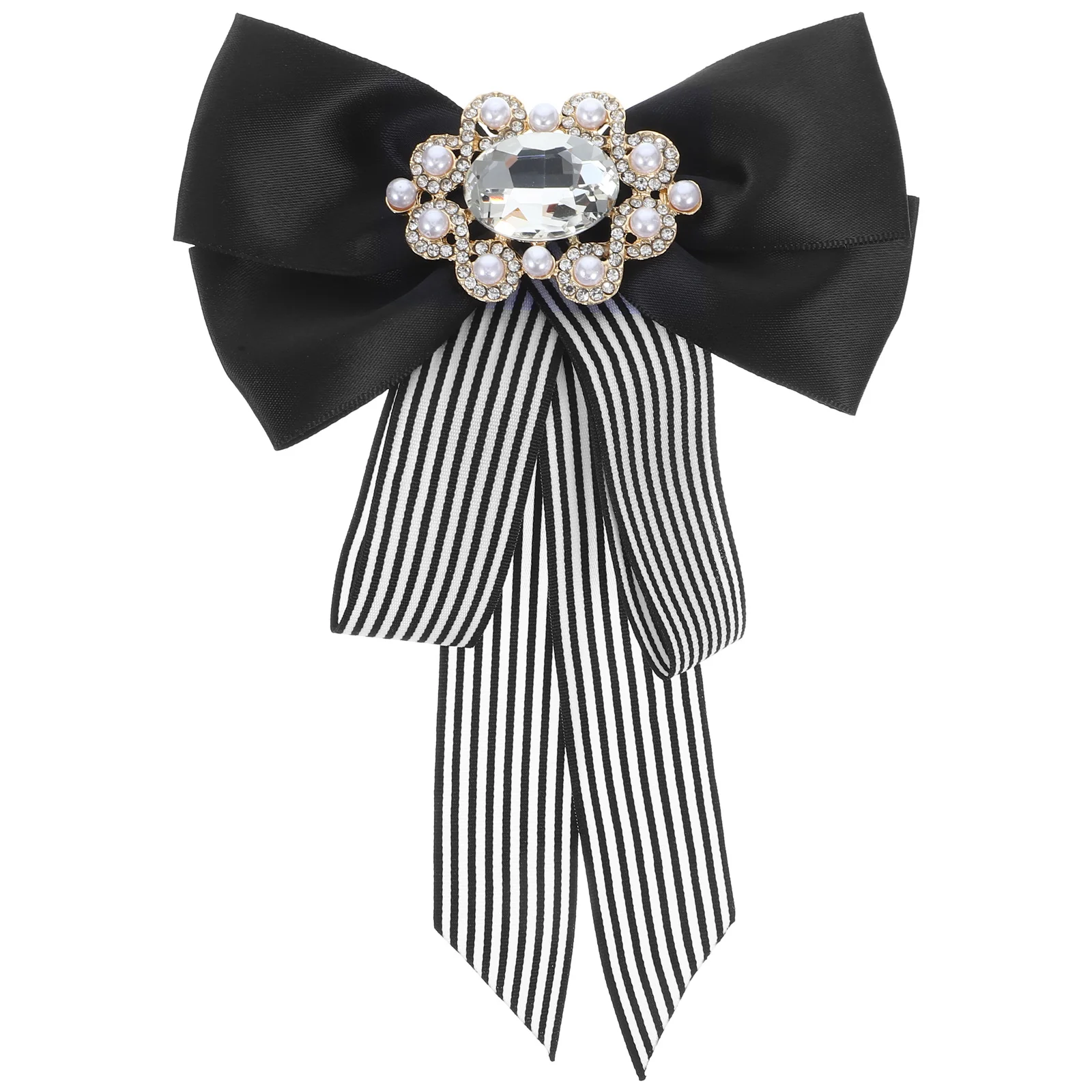 

1Pcs Bow Tie Fashion Pre-Tied Bowknot Suitable for Business Shirt Black White Clothes Accessories Bow Tie Clothes Accessories