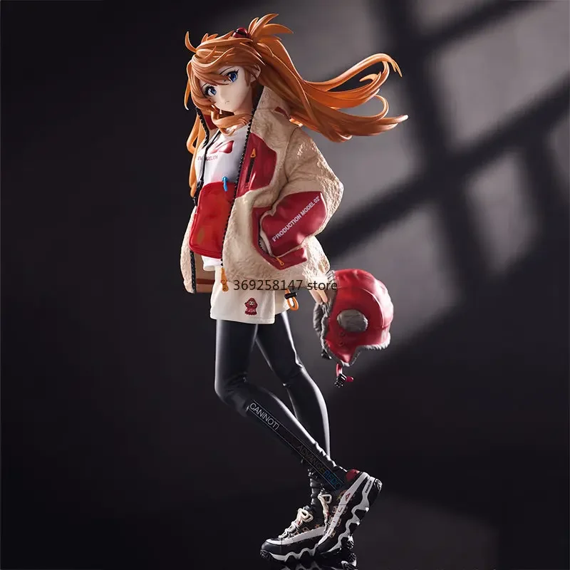 24cm New NEON GENESIS Figure Asuka Langley Shikinami Ver.RADIO EVA Part.2 Action Figure PVC Model Collection Toys