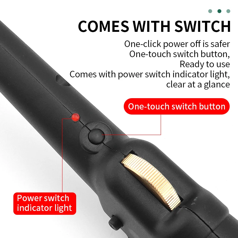 Imagem -04 - Luxianzi Pistola de Ferro de Solda Aquecida Internamente 80 120w Alça Reta Portátil Enviar Automaticamente Kit de Ferramentas de Reparo de Soldagem de Estanho