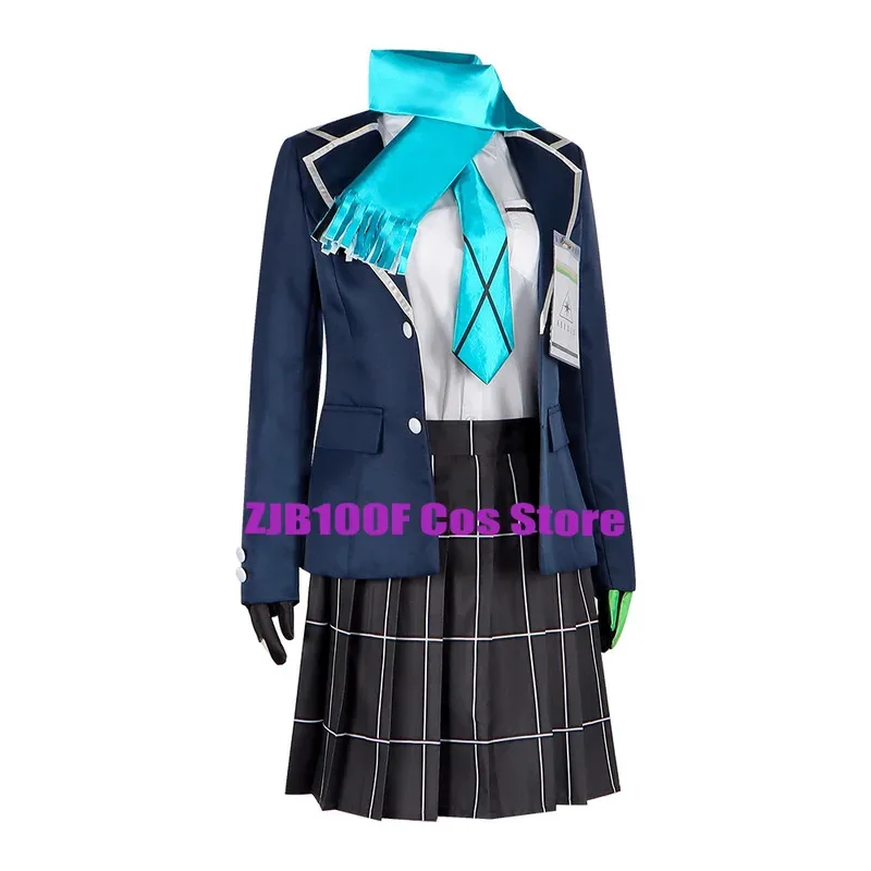 Sunaokami Shiroko Cosplay Anime Blue Archive Costume School JK Uniform Wig Headwear Ear Set Halloween Party Outfit for Women