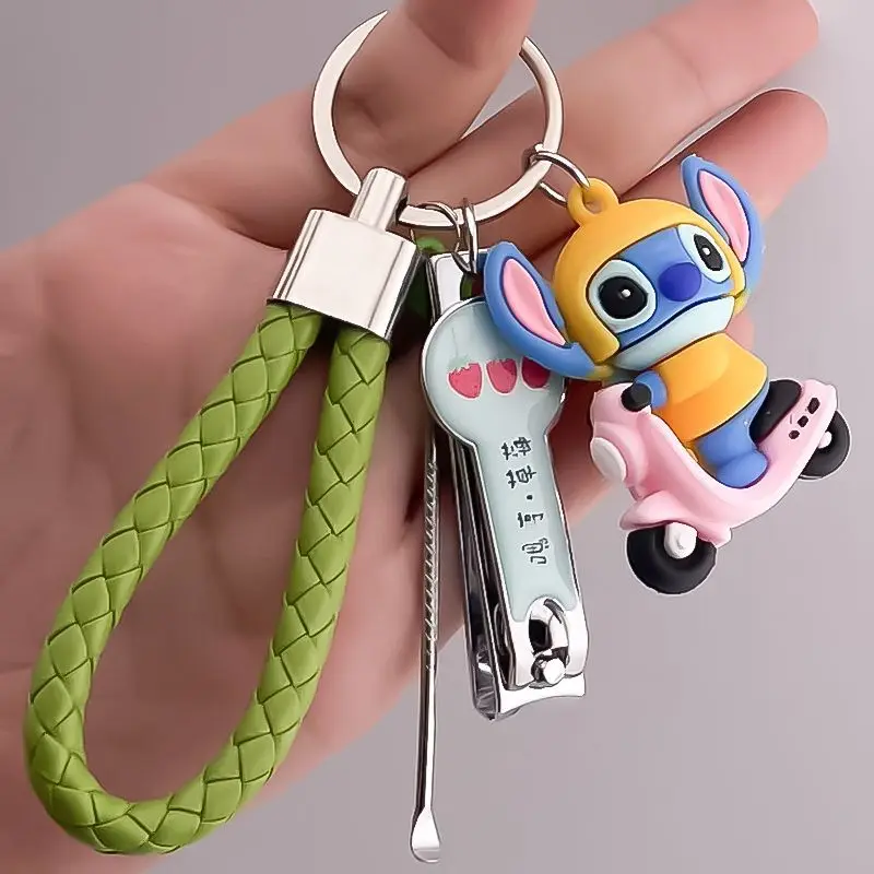 غرزة أرقام سلاسل المفاتيح الحقائب المدرسية حقائب الظهر المعلقات سيارة المعلقات الإبداعية مقصات الأظافر منتقيات الأذن وملعقة مجموعة من قطعتين #3