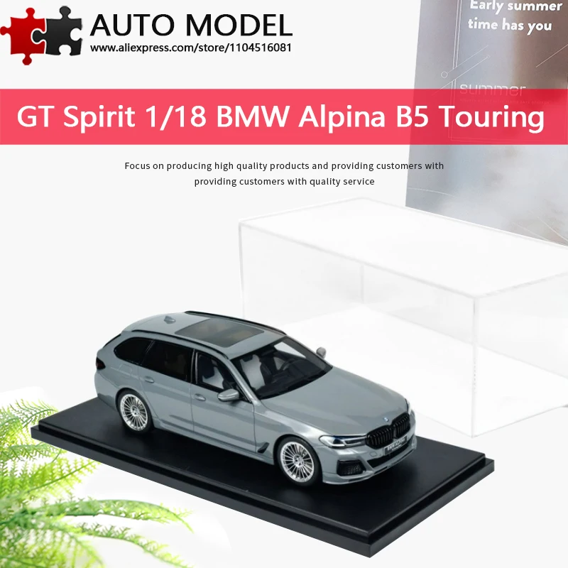 

Коллекционная модель автомобиля BMW 5 серии Touring Alpina B5 G31, литая из смолы, масштаб 1:18, Gt Spirit, реалистичная, лимитированная серия, подарок для взрослых и мальчиков, с демонстрационным боксом