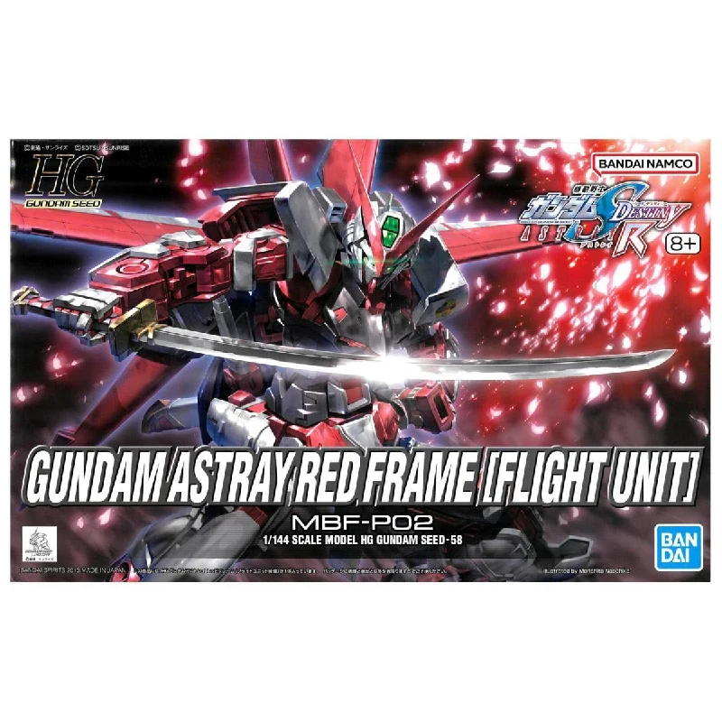 Spot Direct Delivery Bandai Original Anime GUNDAM Model HG GUNDAM ASTRAY RED FRAME FLIGHT UNIT Figurka akcji Zabawki dla dzieci