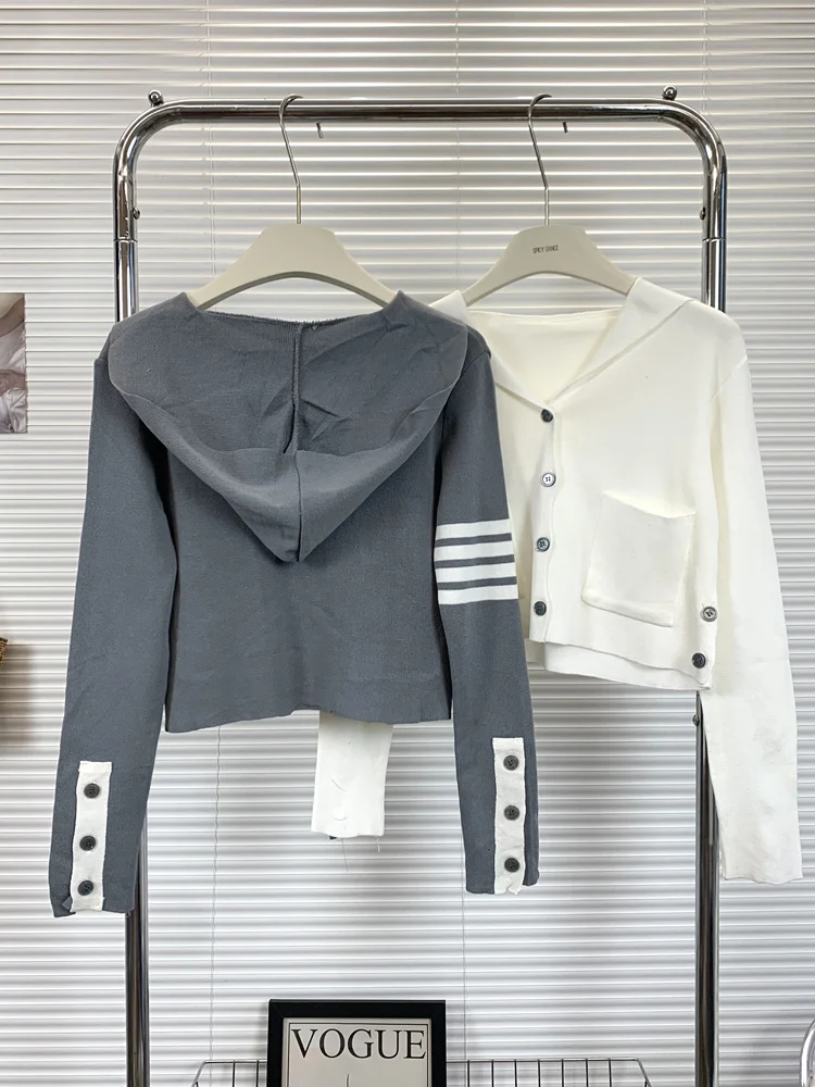 Pull tricoté décontracté pour femme, Version coréenne, couleur Blo Long Sve, Design tendance, Street Sle, automne 2023