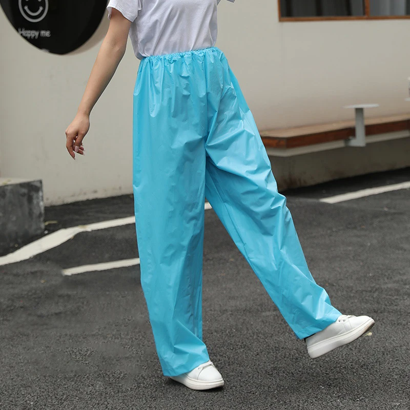 Women Men Camping Pants Trekking Climbing Hiking Waterproof Pants Unisex Sports Quick Dry Mountain Rain Trousers Anti-UV