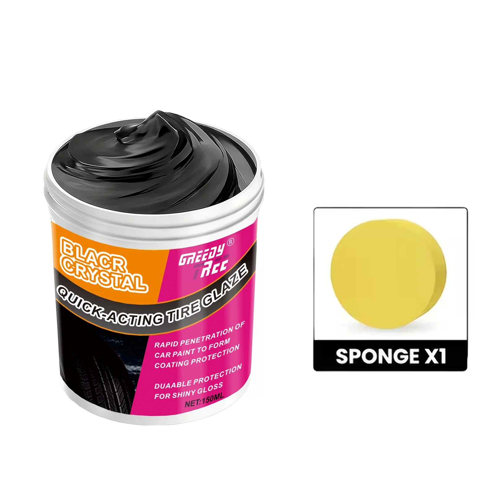 [All-in-One reparatiecrème] Alles-in-één plastic en rubberen reparatiecrème - Instant zwarte restauratie, krasverwijderaar en anti-veroudering voor