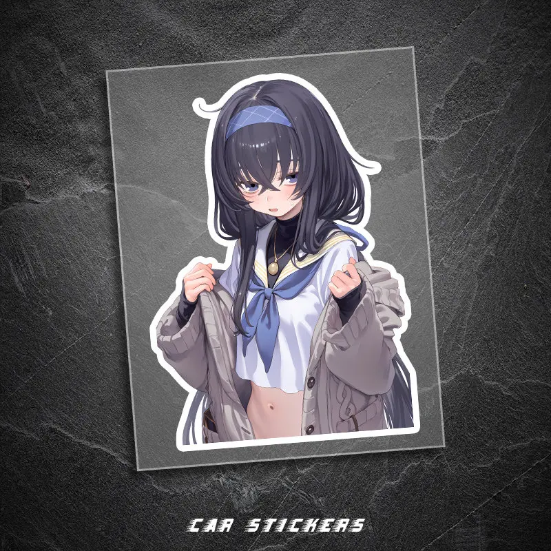Anime Vinyl Sticker Waterproof Decal JDM Style For Automobile Motorcycle Electric Vehicle Laptop PC Case Decoration