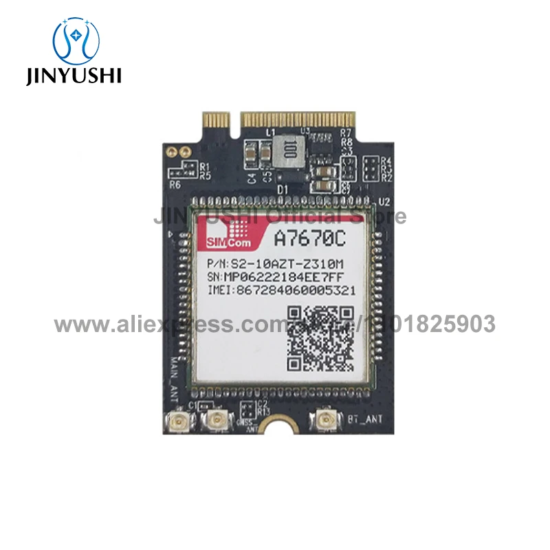 SIMCOM A7670 serie CAT1 LTE GSM BLE módulo A7670E A7670G A7670C M.2 módulo compatible con Linuex Android Windows USB Driver