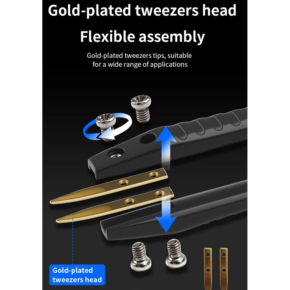 SK-BD2 Mini Tweezers-Type LCR Digital for bridge Tester with Multi Frequency Auto Scanning and for Type C Charging Interface