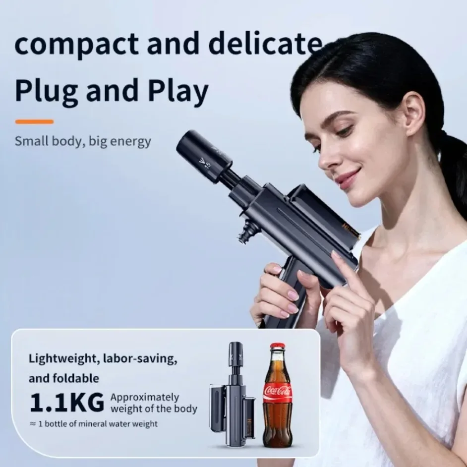 

Multi-Function Nozzle 4000mAh Power Wash Gun Car/Floor Rechargeable Lithium Battery Portable High Pressure Cordless