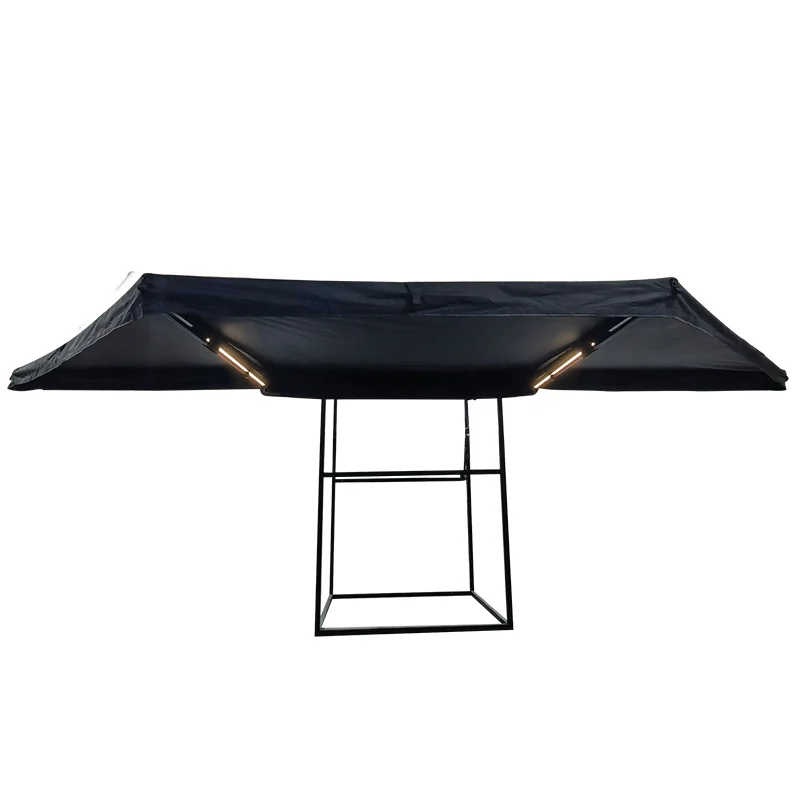180 Degree Car Awning, 2.5M Side Tent 600D Oxford UV50+, Alloy Joints Aluminum Poles, for SUV Outdoor Camping Overlanding 4x4 view 5