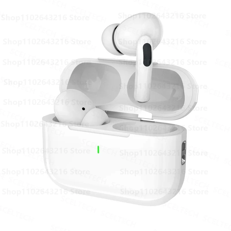 TWS 5.3 Fones de ouvido Bluetooth com microfone ANCWireless, cancelamento de ruído ativo, som estéreo hifi, fone de ouvido, novo, 2022