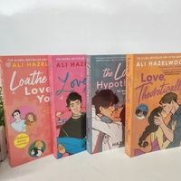 4 Books By Ali Hazelwood The Love Hypothesis/Love on The Brain/Loathe to Love You /Love Theoretically Novel English Book Libros