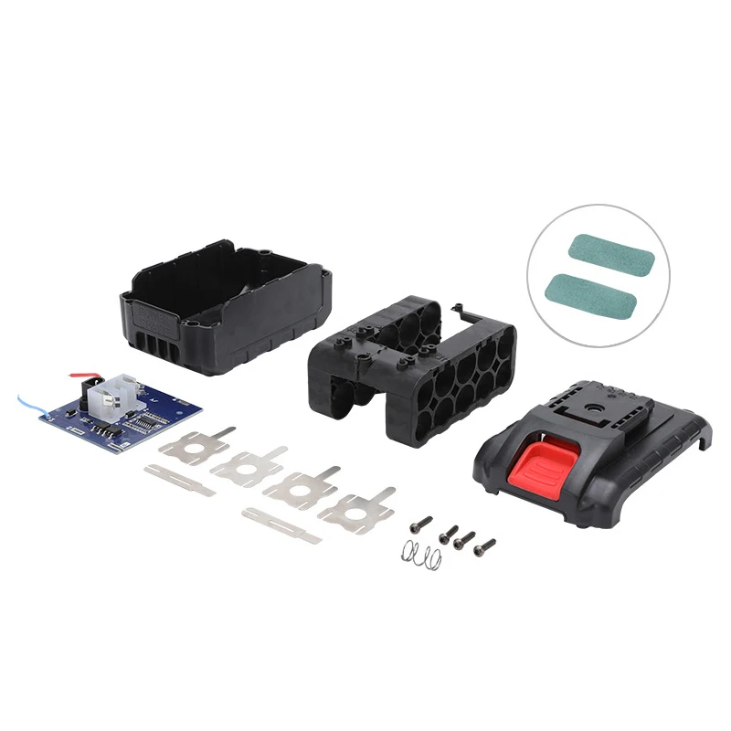 {NN72} 21V 5/10Cell Li-ion Lithium Battery Case Pack Kit 18650 Lithium Battery Shell Kit Battery Pack Accessories
