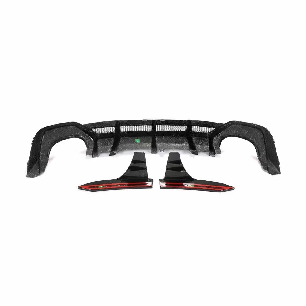 

High-Grade 3K Dry Carbon Bumper Splitter & Diffuser (ED Style) for RS6 C8