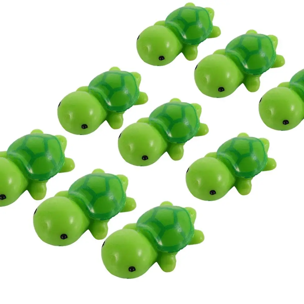 DIY Kawaii زهرة وعاء بونساي المشهد 10 قطع السلاحف البحرية مصغرة دمية ديكور