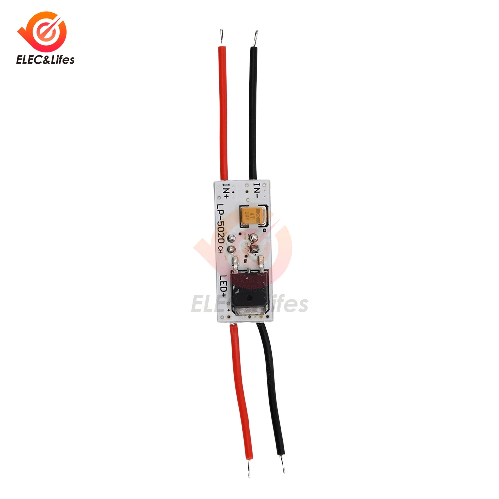 LP-5020 DC3-12V 12VIR وحدة استشعار الأشعة تحت الحمراء LED مصباح مع غلاف من الألومنيوم المدمج في مفتاح الاستشعار بالأشعة تحت الحمراء ومفتاح المسح اليدوي