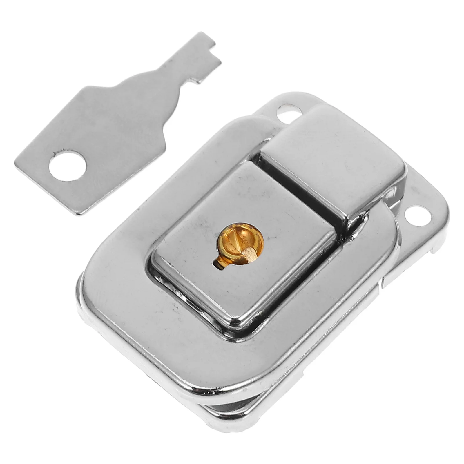 Box Lock Guitar Case Latch Suitcase Hasp Buckle Hasps for Small Key Cabinet Mini Flight