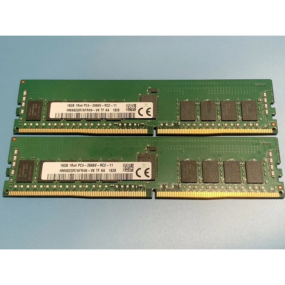 1pcs ram 16gb 16g 1 rx4 PC4-2666V ecc HMA82GR7AFR4N-VK server speicher hohe qualität schnelles schiff