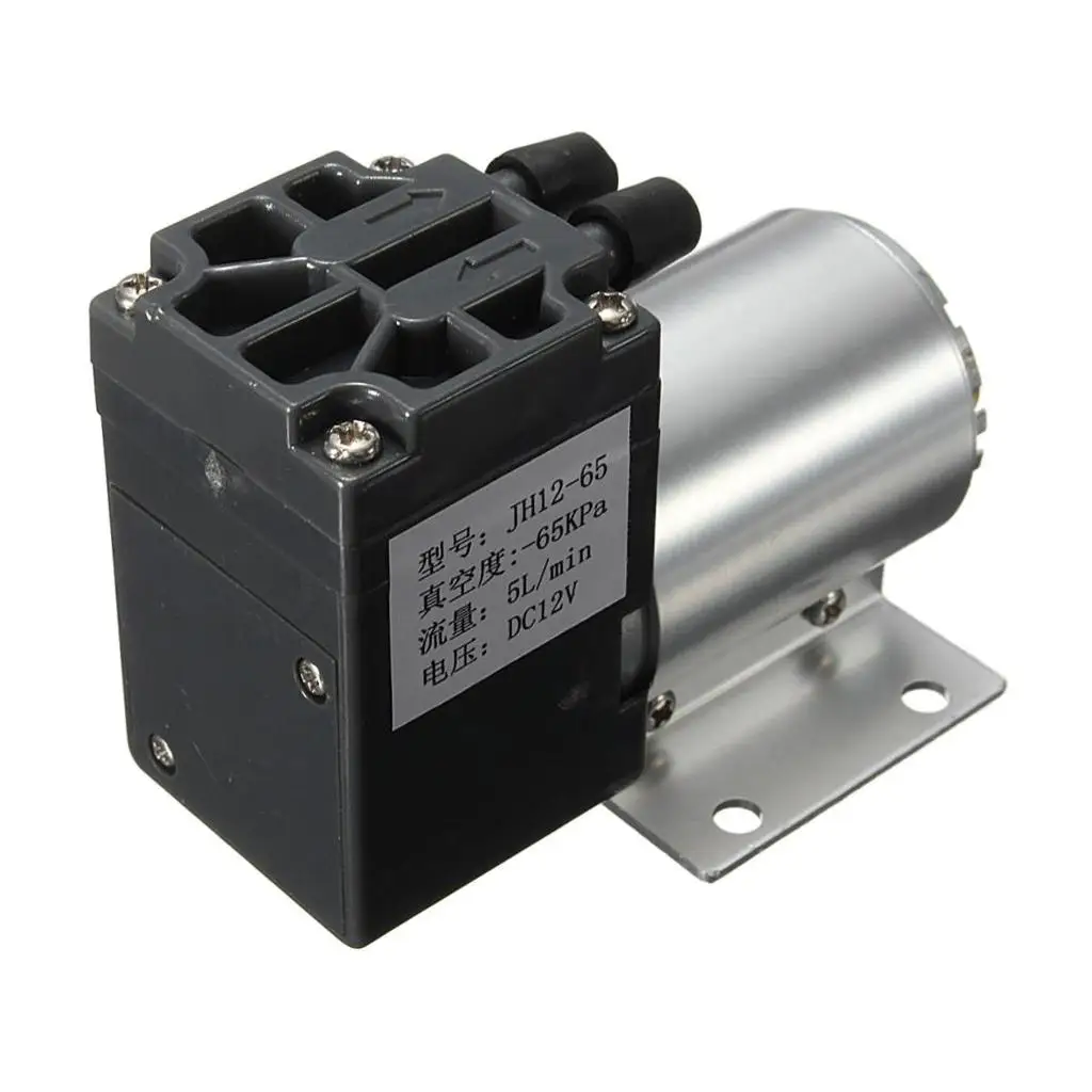 DC 12V vacuum pump with holder Negative pressure Suion pump 5L / Min 120kpa