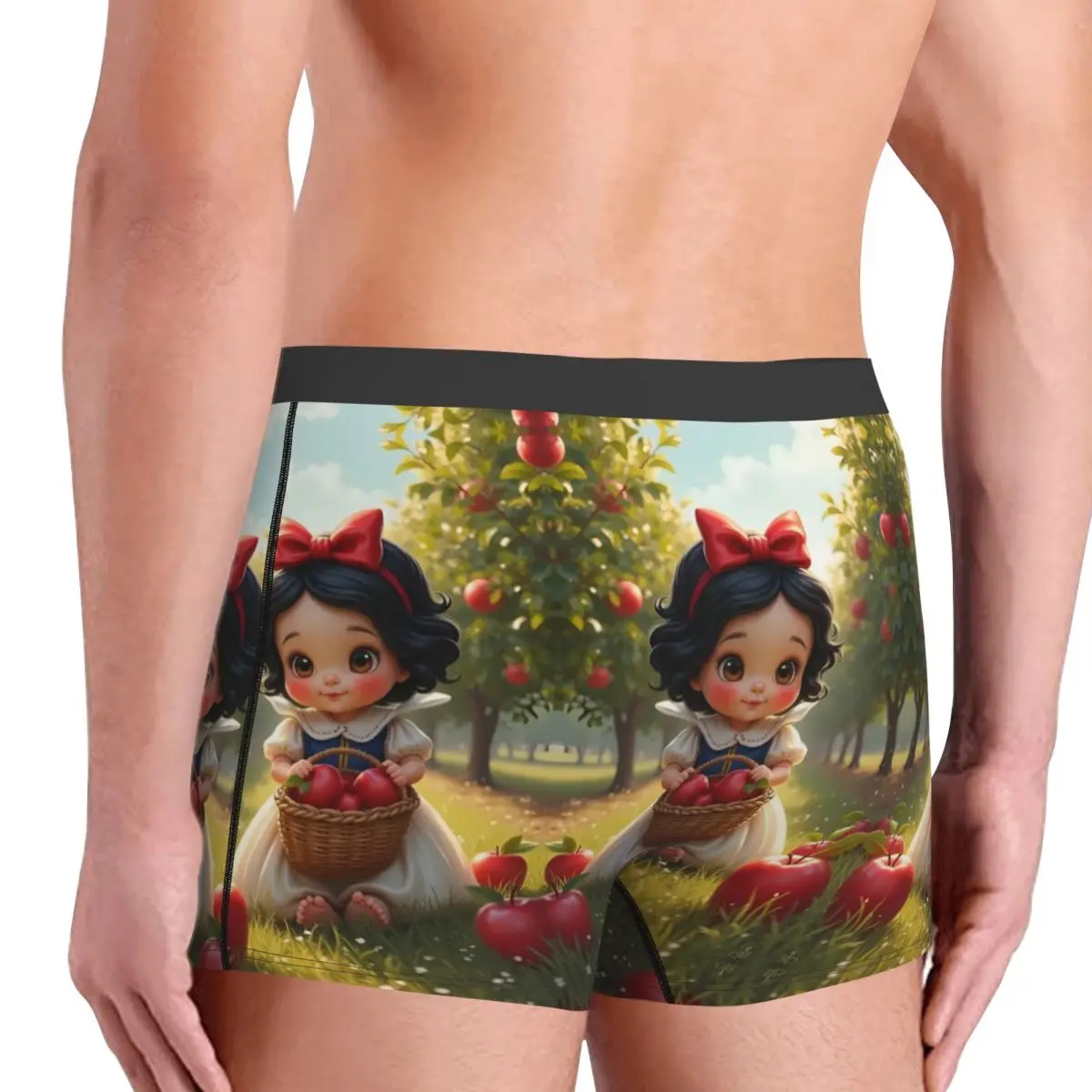 مخصص سنو وايت والأقزام السبعة الملابس الداخلية الرجال تنفس موضة فيلم سراويل داخلية للرجال السراويل سراويل لينة السروال الذكور