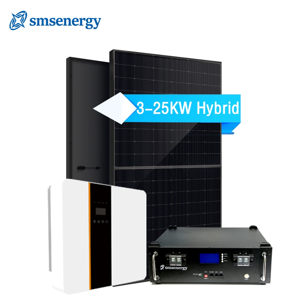 System 10000W Solar Panel Complete Kit Solar System Price List 3kw 5kw 10kw 15kw 25kw Lifepo4 Lithium Battery MPPT