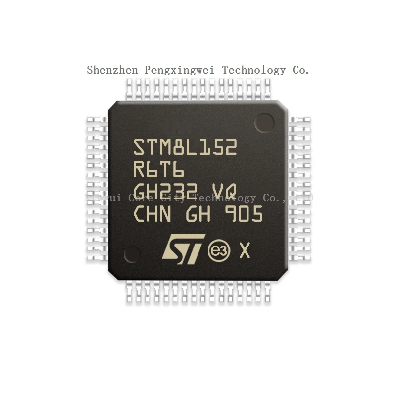 STM STM8 STM8L STM8L152 R6T6 STM8L152R6T6 In Stock 100% Original New LQFP-64 Microcontroller (MCU/MPU/SOC) CPU