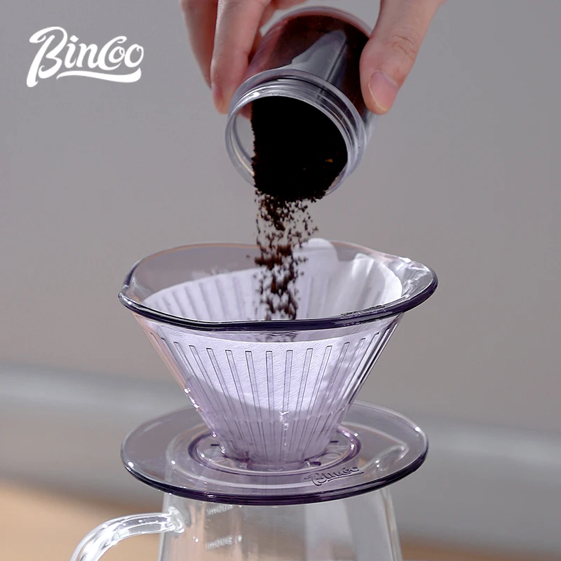 Bincoo Coffee Filter Hand Brewing Cup Tool, Conical Coffee Drip Filter Slow Brewing Professional Barista Accessories