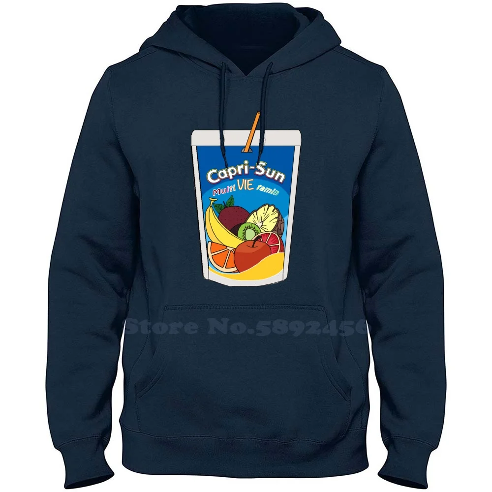 Capri-Sun Vie-Sudadera con capucha 100% algodón puro, Capri, sol, Soda, agua de Coca, bebida, café, zumo, Mutivitamine, plátano, naranja