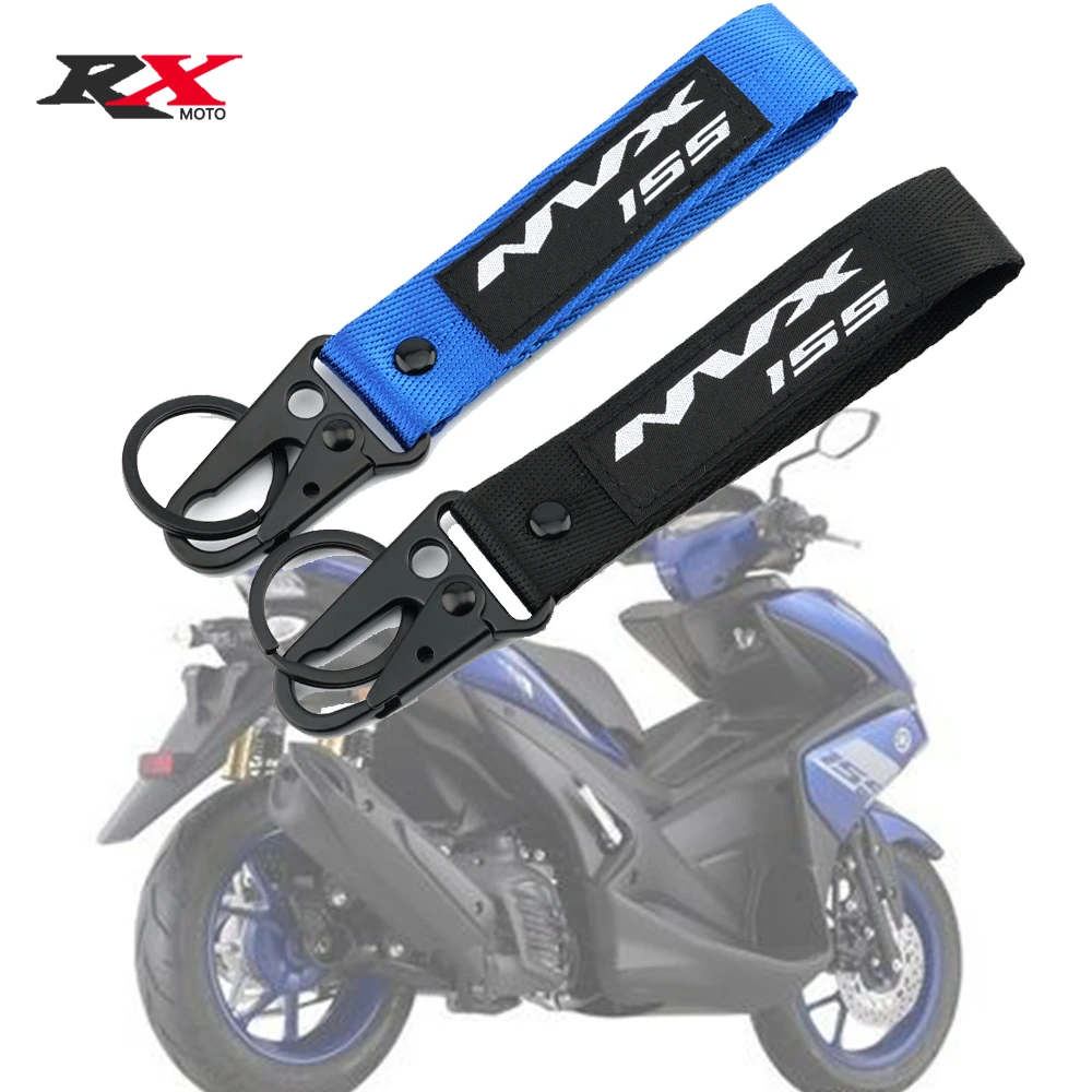 Both Side Logo For Yamaha NVX155 NVX 155 Moto Motorcycle Bicycle Keychain Holder Keyring Key Chain Key Ring