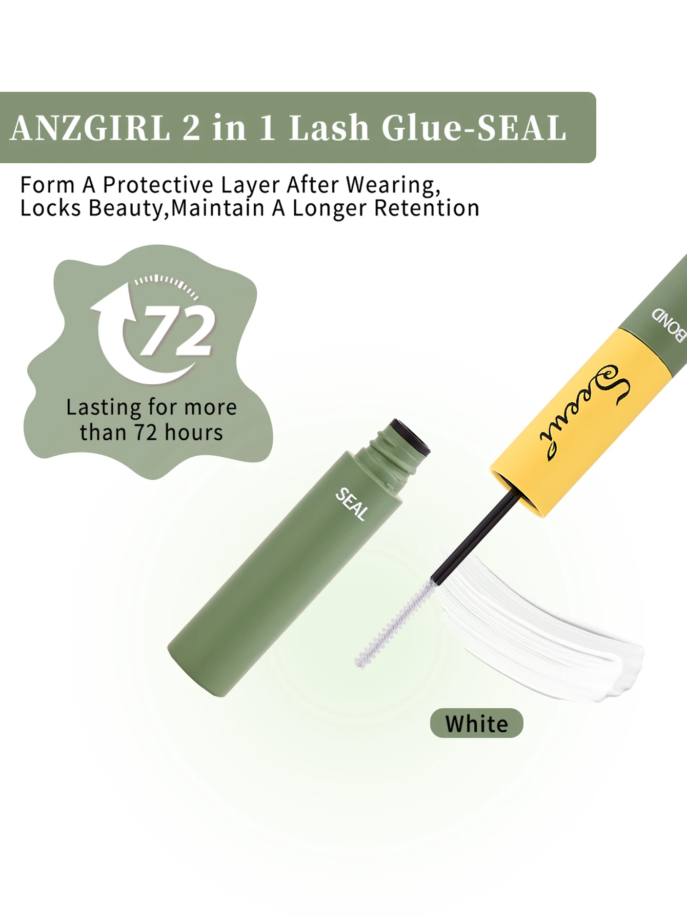 Lash Glue Bond And Seal 10ml DIY Lash Extension Tool Long Lasting 48-72 Hours Makeup Tool