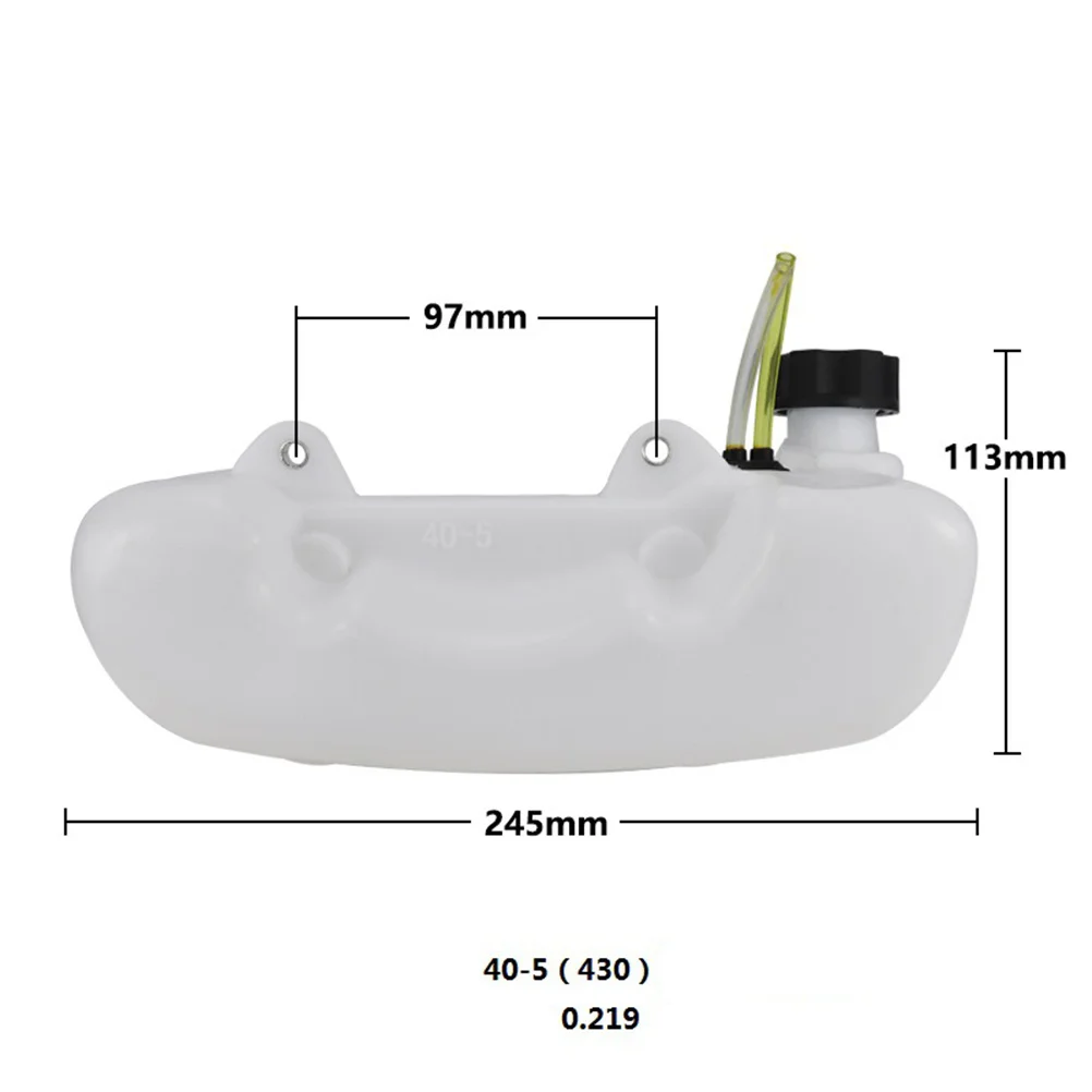 

40-5 430 Lawn Mower Tank Plastic Bevel Mouth Brush Cutter Lines Grass Trimmer Replacement