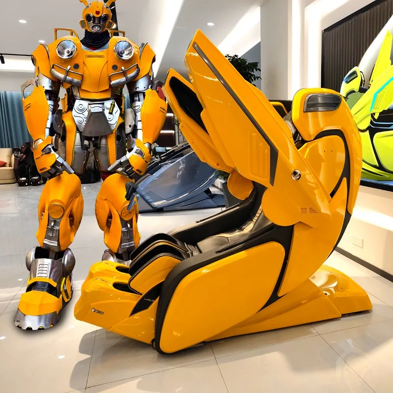 Robotic Foldable High-End 4D Zero Gravity Full Body Spa Electric AI Smart Heat Robot Hand Luxury Massage Chair