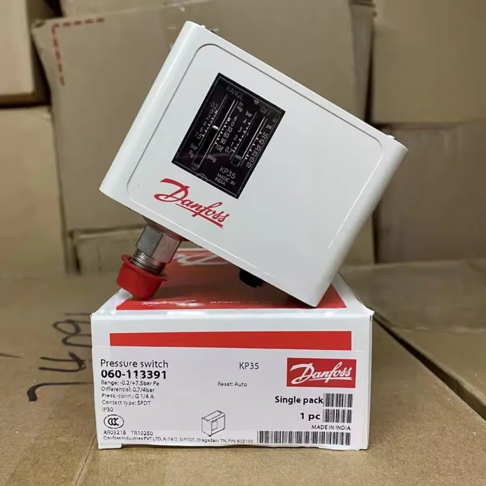 

New Danfoss pressure switches: KP35/060-113391/KP36/060-110891, KP15/060-126491, 060-126591, 060-124191, KP15/060-124391/060-183