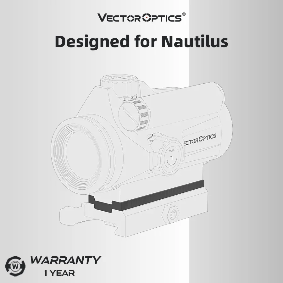 Vector Optics Nautilus 30 Moa Petg-Cf Spacer Plate Red Dot Sight Riser Mount Adapter for Nautilus Series