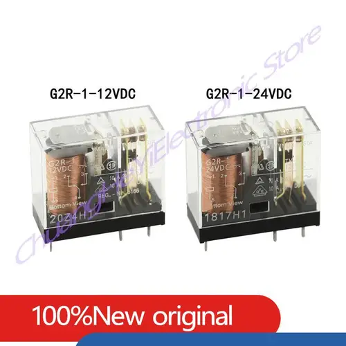 Relé G2R-1 G2R-1-E, G2R-1A-E, 5V, 12V, 24V, G2R-2