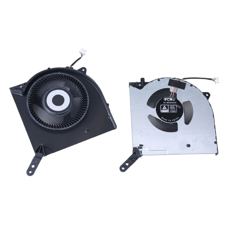 New Laptop CPU GPU Cooling Fan Replacement for 5Pro-16ACH6H R9000P Y9000P 2021 Drop shipping