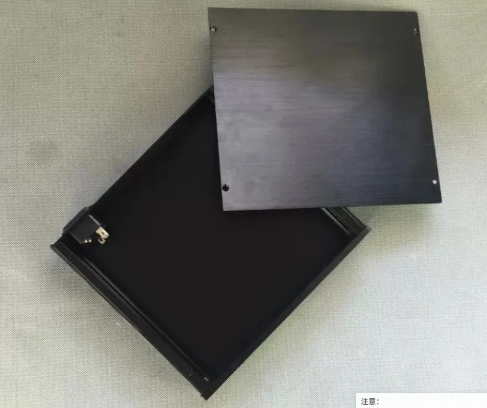 Suitable for 1U profile all aluminum small chassis as power amplifier, headphone amplifier, DAC model: 2204 aluminum chassis