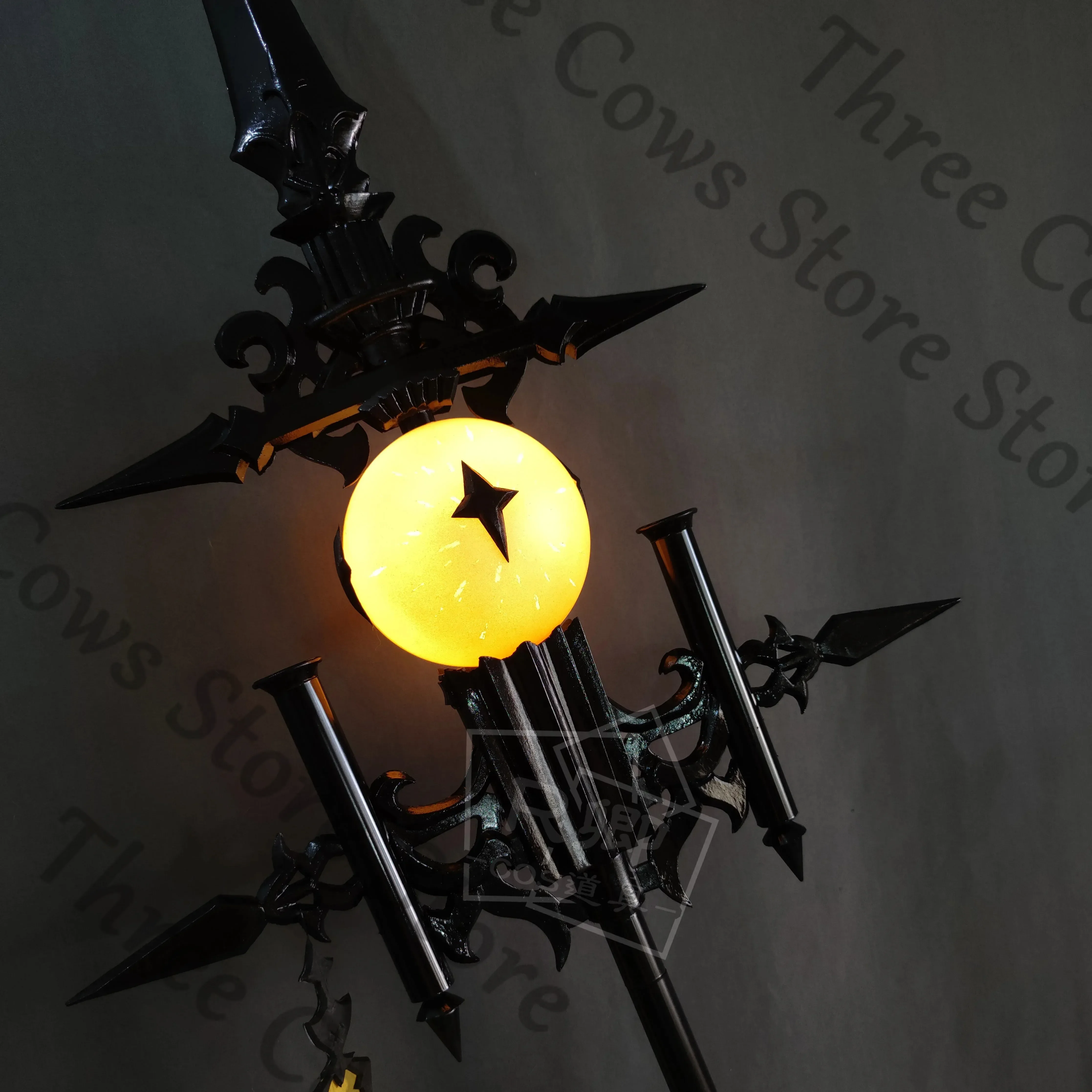

Anime Arknights: Endfield Reed The Flame Shadow Cosplay Cartoon Give Out Light Staves Model Wand Weaponry Waist Decoration Gift