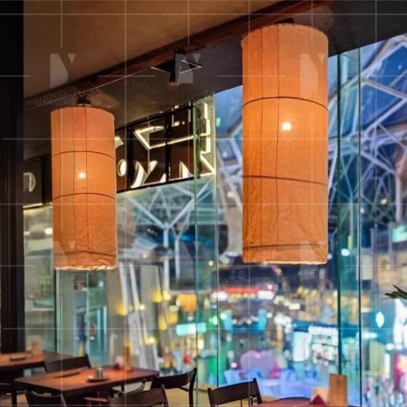 

Ретро-подвесные светильники из ткани в стиле Ваби-Саби для баров, ресторанов, отелей, лобби, чайных, зен-комнат, гостевых домов, создающие атмосферу, люстра