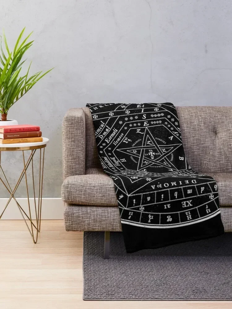 Sigillum Dei Aemeth Occult Pagan Sigil Throw Blanket Thermal Baby Blankets