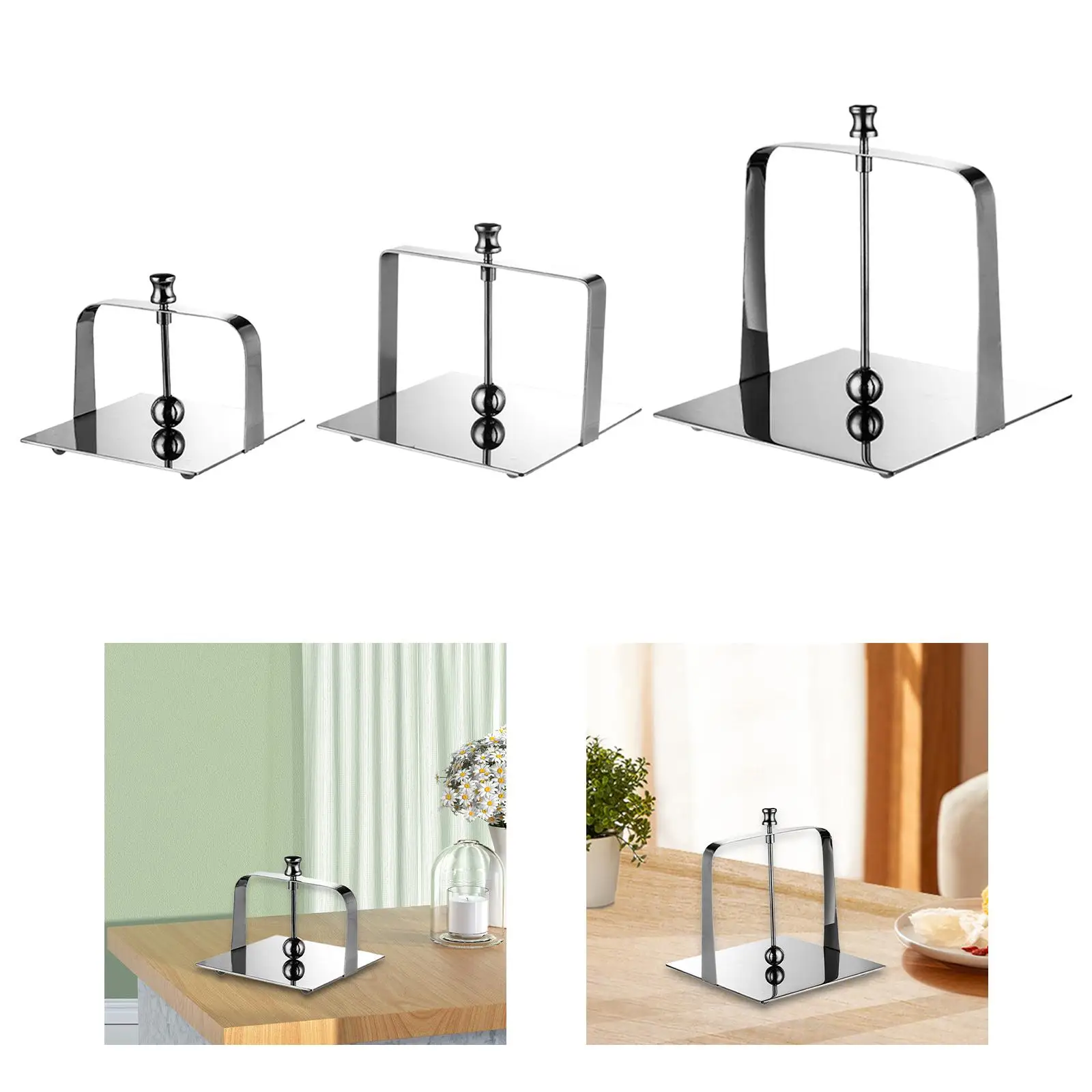 Paper Napkin Holder Tissue Dispenser Rack, Paper Towel Holder, Serviette Dispenser Table with Weighted Arm for Countertop Bar