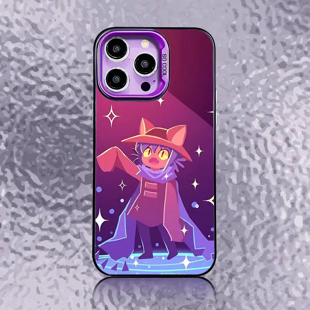 O-Oneshot Niko Phone Case For iPhone 17,16,15,14,13,12,11,Pro,Air,Max,Plus,Mini,E Purple Matte Shockproof Cover - Image 4