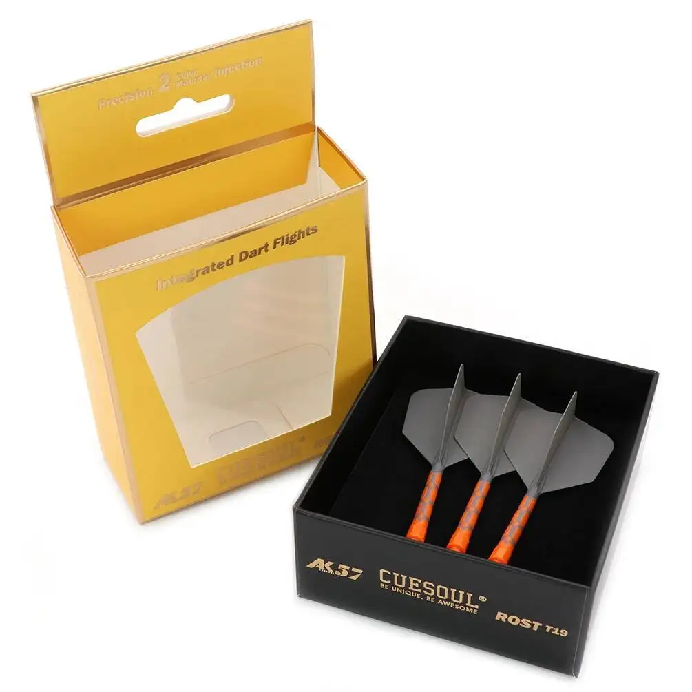 

CUESOUL ROST T19 Интегрированный стержень для дротика и в форме большого крыла, набор из 3 серых